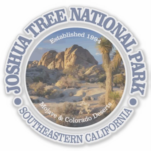 Sticker Joshua Tree NP (Devant)