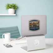Sticker Joshua Tree NP (PF1) (Ordinateur portable sur le bureau)