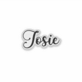 Sticker Josie Name - Calligraphie manuscrite (Devant)