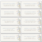 Sticker Joty Spring Fleur sauvage Meadow Nom de l'invité A (Devant)