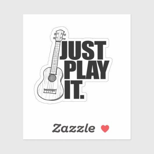 Sticker Jouer simplement l'autocollant (Feuille)