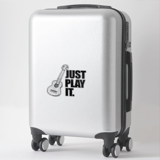 Sticker Jouer simplement l'autocollant (Sur valise)