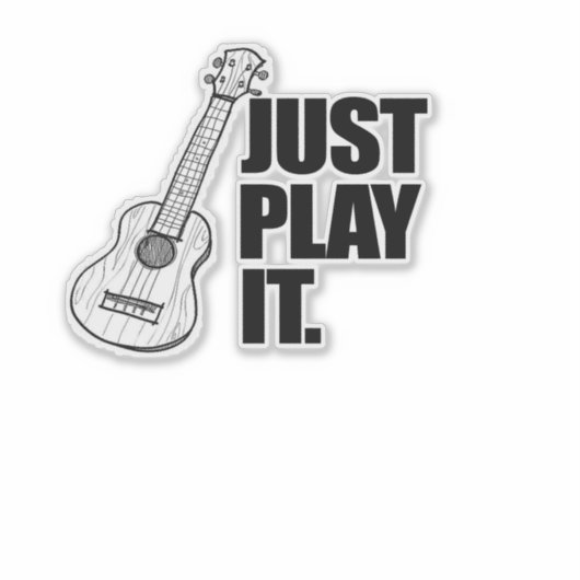 Sticker Jouer simplement l'autocollant (Devant)