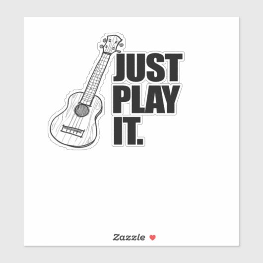 Sticker Jouer simplement l'autocollant (Feuille)