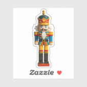 Sticker Jouet de noisette de Noël Gay pride Rainbow (Feuille)