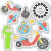 Sticker Jouets des années 80 (Devant)