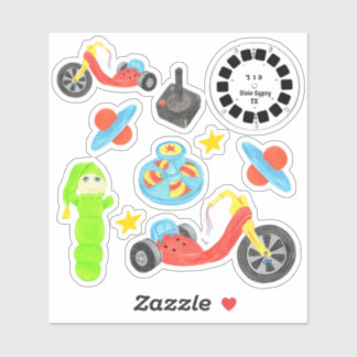 Sticker Jouets des années 80