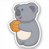 Sticker Joueur de basket-ball de Koala (Devant)