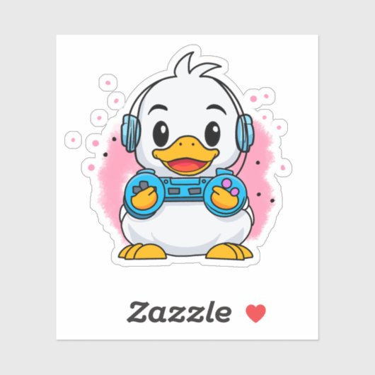 Sticker Joueur de canards (Feuille)