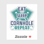 Sticker Joueur De Cornhole, Tablettes, Jeu De Jeu De Jeu D (Feuille)