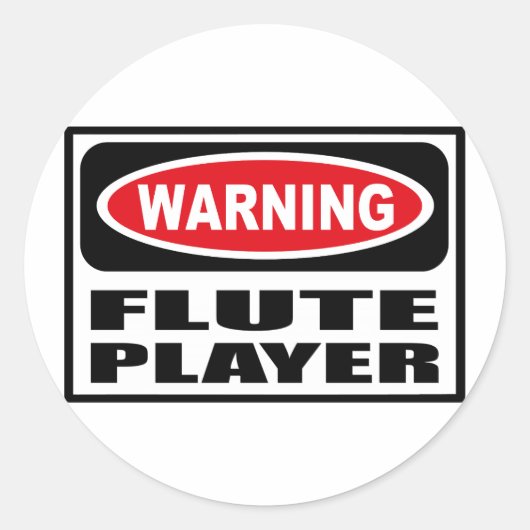 Sticker JOUEUR DE FLUTE (Devant)