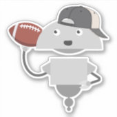 Sticker Joueur de football Mia (Devant)