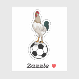 Sticker Joueur de soccer Rooster Soccer