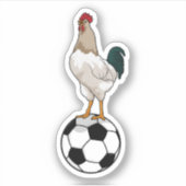 Sticker Joueur de soccer Rooster Soccer (Devant)