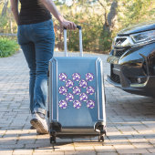 Sticker joueurs de volley-ball blanc violet girly noms per (Valise Insitu)