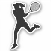 Sticker Joueuse de tennis Femmes Tennis (Devant)