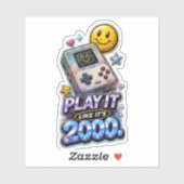 Sticker Jouez-le comme c'est 2000 (Feuille)