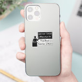 Sticker Jour d'appréciation des enseignants suppléants (Téléphone)