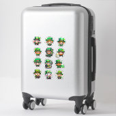Sticker Jour de Cute Kawaii Leprechaun St. Patty (Sur valise)