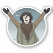 Sticker Jour de la neige (Devant)