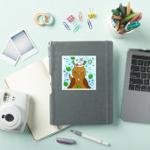 Sticker Jour de la Saint Patrick d'escargot mignon | Stick (Couverture iPad)
