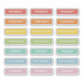 Sticker Jour de la semaine (Devant)