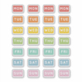 Sticker Jour de la semaine (Devant)