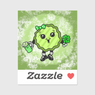 Sticker Jour de la St Patrick Pickle   Vacances