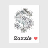 Sticker Jour de l'argent papier (Feuille)