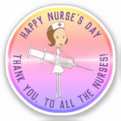 Sticker Jour de l'infirmière (Recto)