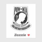 Sticker Jour de reconnaissance POW/MIA (Feuille)