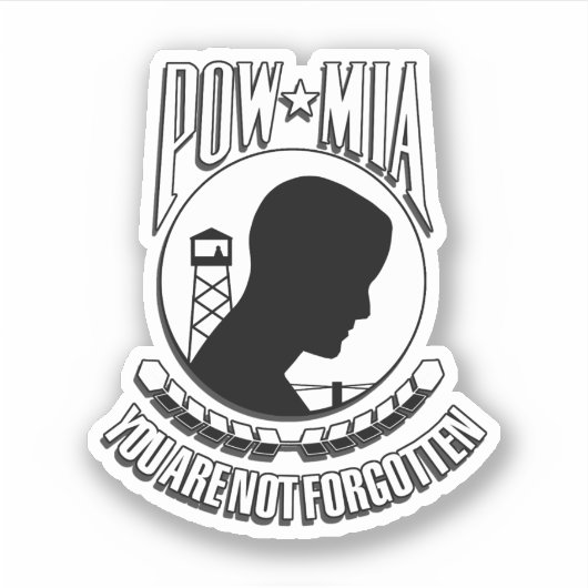Sticker Jour de reconnaissance POW/MIA (Devant)