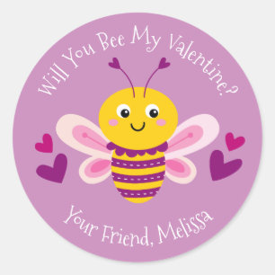 Sticker Jour de Valentines pour enfants mignons