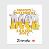 Sticker Jour des amateurs de bière (Feuille)