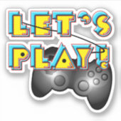 Sticker Jour des jeux vidéo (Devant)