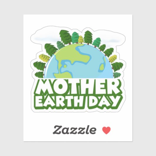 Sticker Jour des terres mère (Feuille)