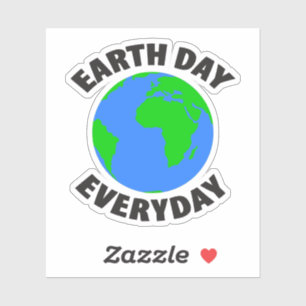 Sticker Jour des terres tous les jours