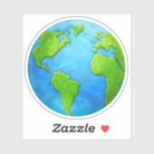 sticker jour des terres Vinyl (Feuille)