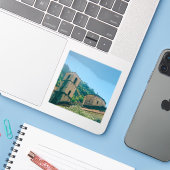 Sticker Jour d'été à Kotor - Monténégro (Ordinateur portable avec iPhone)