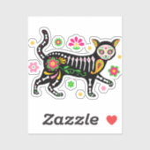 Sticker Jour du chat-sticker mort (Feuille)
