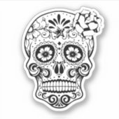 Sticker Jour Du Crâne Mexicain Morts (Devant)