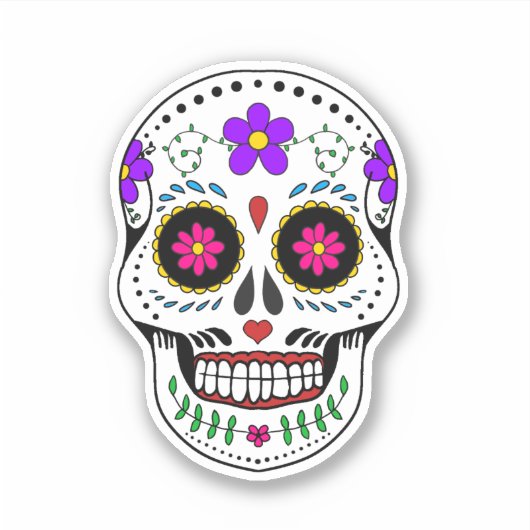 Sticker Jour du crâne mort (Devant)