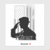 Sticker Jour du drapeau (Feuille)