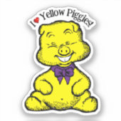 Sticker Jour du porc jaune (Recto)