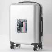 Sticker Jour du Souvenir Hommage et Tribut Vector Des (Sur valise)