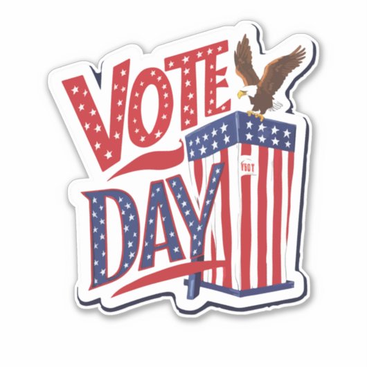 Sticker Jour du vote (Devant)