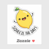 Sticker Jour Fantaisie Pun De Citron (Feuille)