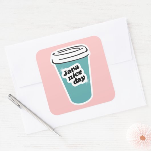 Sticker Jour Joyeux Java (Enveloppe)