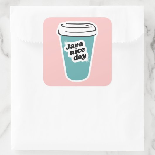 Sticker Jour Joyeux Java (Sac)
