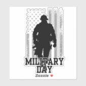Sticker Jour militaire (Feuille)